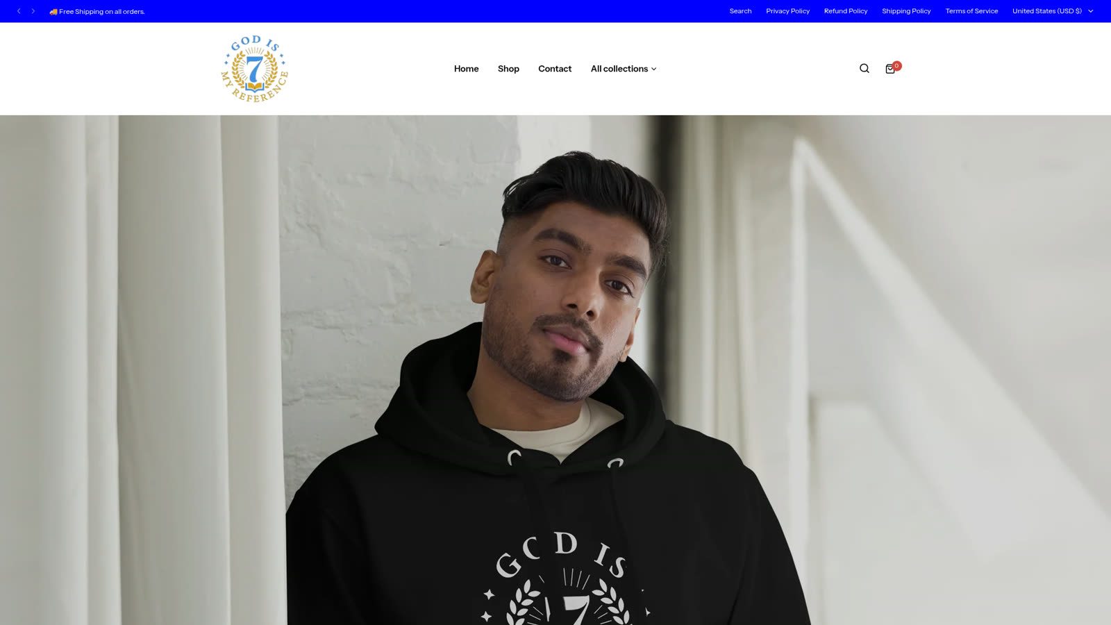 God Is My Reference homepage