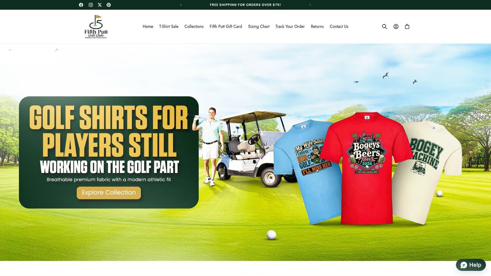 Fifth Putt homepage